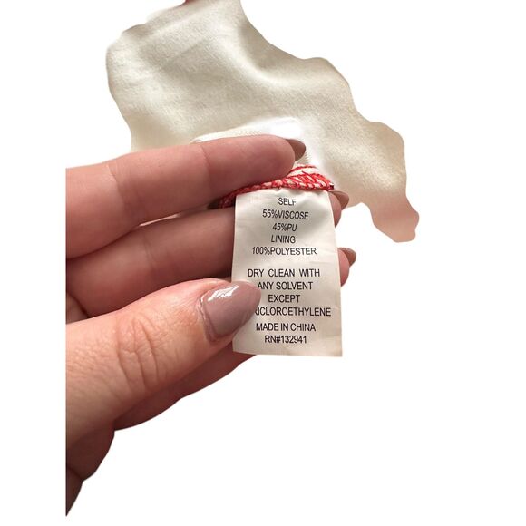 AMANDA UPRICHARD Mckay Faux leather‎ One Shoulder Dress Red Small - Picture 5 of 5